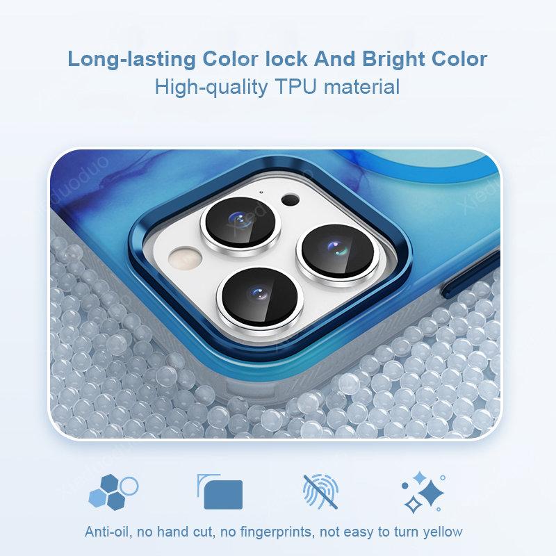 Aquarellmalerei Handyhülle für iPhone 13 14 Pro Max Magnethülle für iPhone 14 Plus Hülle iPhone 14 Pro