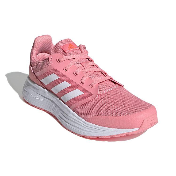 Adidas Galaxy 5 Comfortable Sports Fabric Shock Absorption Non-Slip Wear-Resistant Low-Top Marathon Running Shoes Women Sneaker Pink FY6746