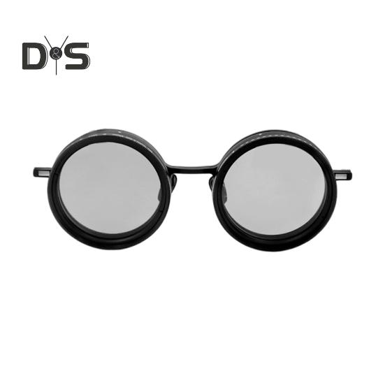 1-9 Gears Adjustable Tint Sunglasses for Men UV400 Round Polarized Glasses with ND Filter Lenses for Beach Shady Fishing Driving