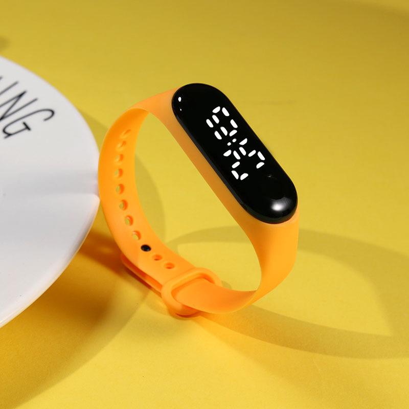 Waterproof White Light LED Sports Watch for Primary & Middle School Students
