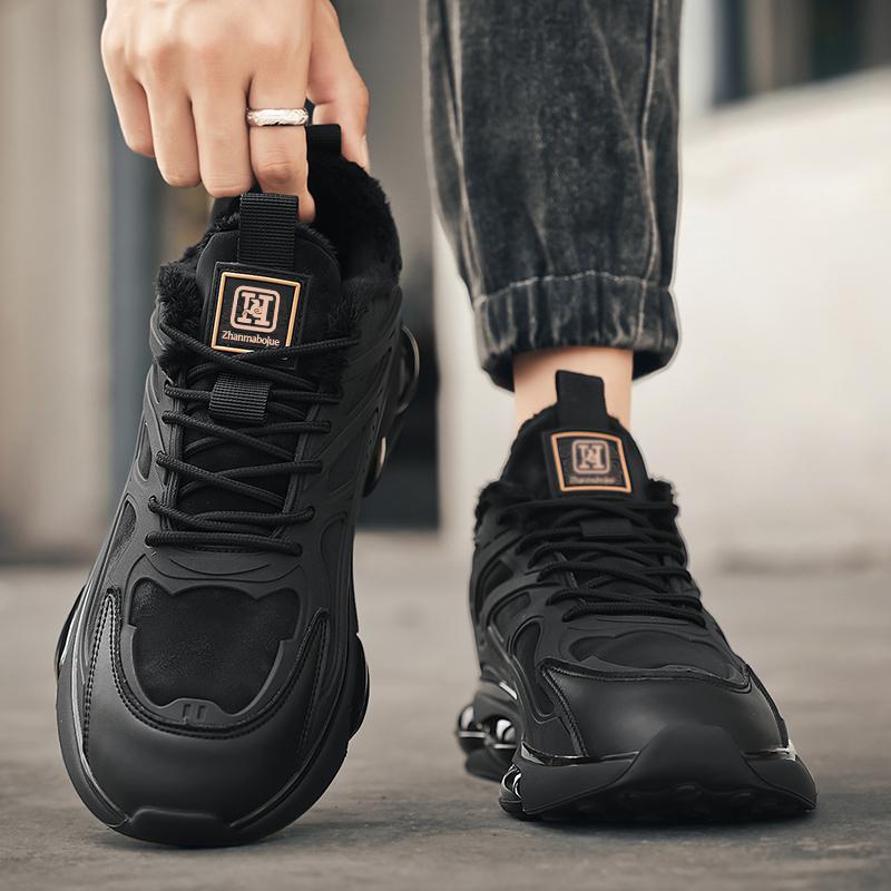 Zapatillas de Hombre de Alta Calidad 2024 Invierno Transpirables Moda Running Zapatos Deportivos para Hombre Cálido Forro de Felpa Cómodos Zapatos Casuales Clásicos