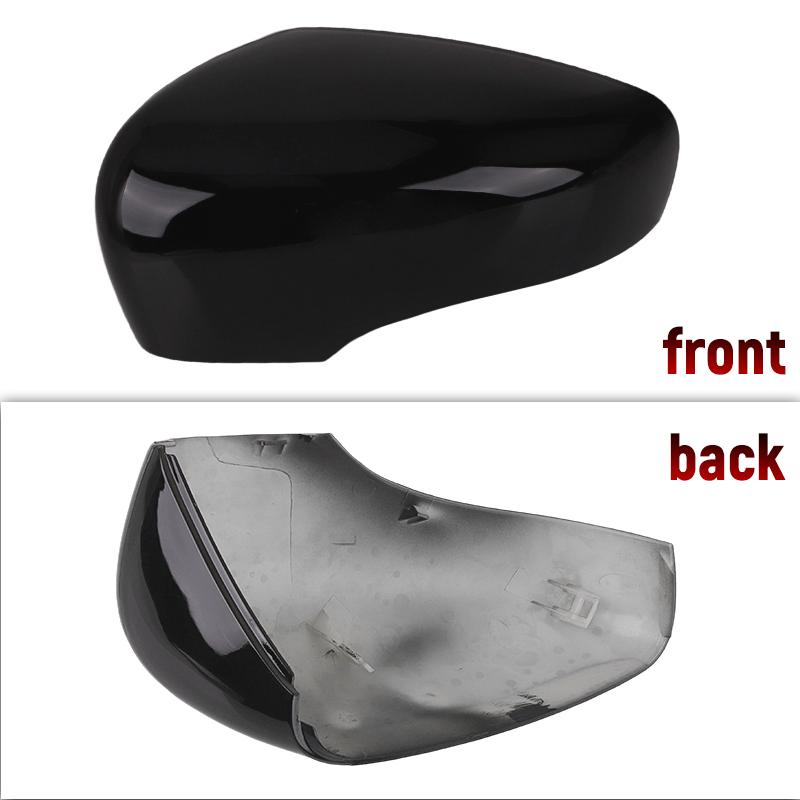 Glossy Black/White Car Side Door Rearview Mirror Cover Cap For Renault Clio 4 Mk4 / Zoe / Captur 2012- Door Wing Mirror Case