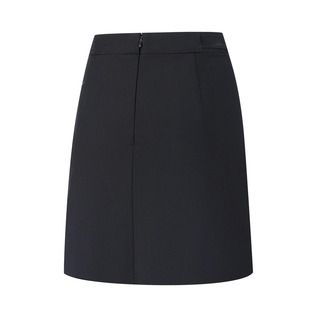 Li Ning Glory Gold Label Series Solid Color Comfortable Versatile Casual Skirt Women skirts ASKW242-1