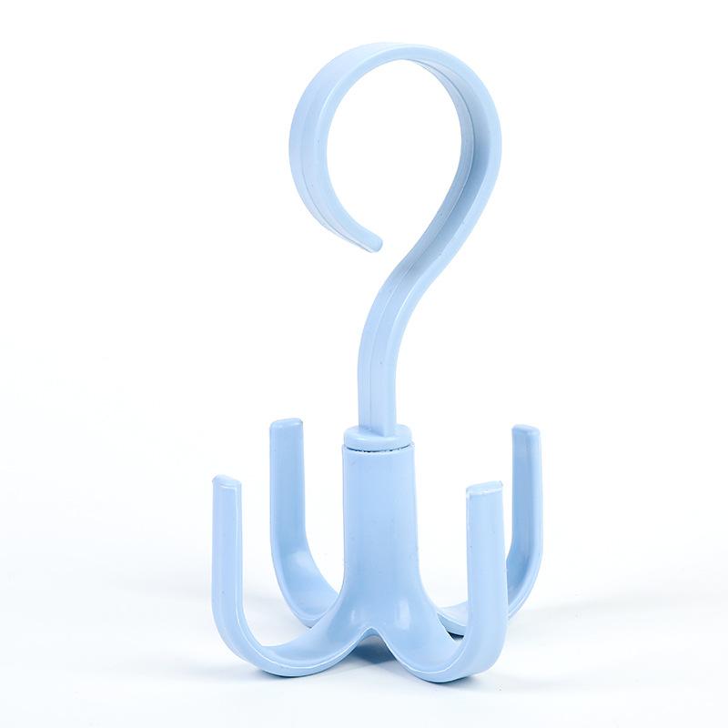 

Крючки для шеи, держатель для галстука, экономия места, сумка, галстуки для одежды, держатель для сумки, полка, вешалка для одежды, вешалка для обуви, вращающийся на 360 градусов ремень, шкаф синий