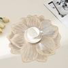 1Pcs Lotus-Shaped Heat-Resistant And Washable Flower Placemat Decorative Heat Table Pad Coasters