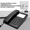 Corded Landline Phone Wall Mounted/Desk Hotel Phone Big Button for Guest Room with Easy Operation and High Quality Sound