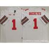 Mens Ohio State Buckeyes Rugby Jersey Training Shirt Cotton Blend Embroidered Football Uniform College Team Practice