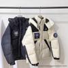 Cross-border NB Cotton Hooded Parka: Men's & Women's Windproof Warm Jacket