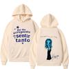 Karol G Album No Me Arrepiento De Sentir Tanto  Graphics Hoodie Men Fashion Long Sleeves Casual High Quality Sweatshirt Tops