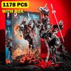 MOC Angel Rider Unicorn Hell Knight Warhorse Building Blocks Medieval Knight Mecha Figures Assemble DIY Bricks Toy for Kids Gift