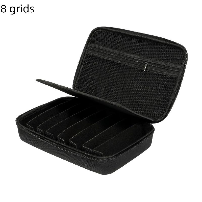 

4/6/7/8 Grids Travel Sunglasses Organizer Storage Bag For Sunglasses Men Women, Trendy Sunglass Storage Holder (Bag Only) 8grids