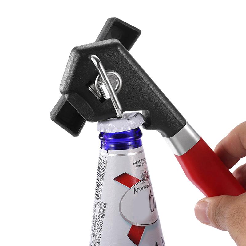 2In1 Safe Cut Can Opener, Smooth Edge Can Opener Handheld, Food Grade Stainless Steel Cutting Can Opener For Kitchen Restaurant