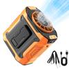 Outdoor Waist Hanging Fan Clip On Rechargeable Fan Small Cooling Fan Device Camping Waist Clip Fan with Flashlight 5000mAh