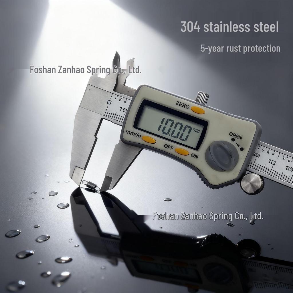 304 Stainless Steel Double Hook Extension Spring, 0.3mm Wire, 3mm Outer Diameter, 10mm Total Length