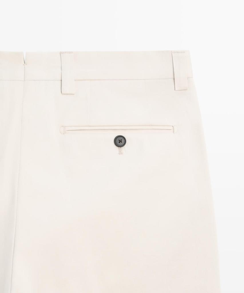 Masimodutti Barrel Fit Tailored Pants