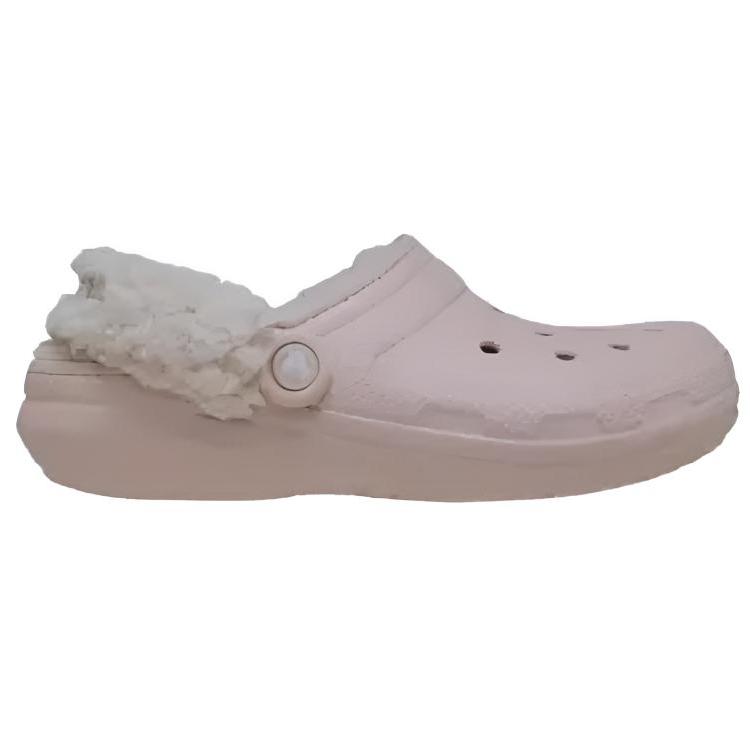 Crocs Classic Sheepskin Fashion Comfortable Clogs Unisex Footwear Quartz-Pink 211396-6UR