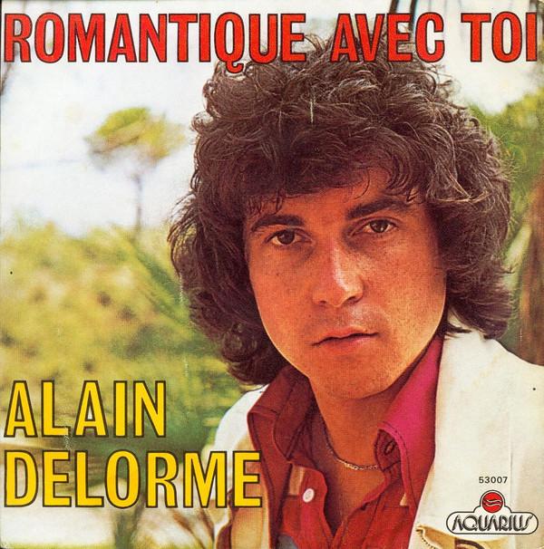 

7-дюймовая пластинка ALAIN DELORME Romantique Avec Toi 53007 Aquarius 1975 Франция Поп Б/у