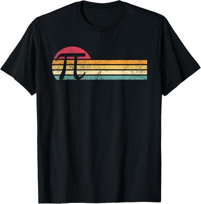 Retro Vintage Den pí 3_14 Vtipné tričko pro matematické nerdy Dárek Unisex tričko