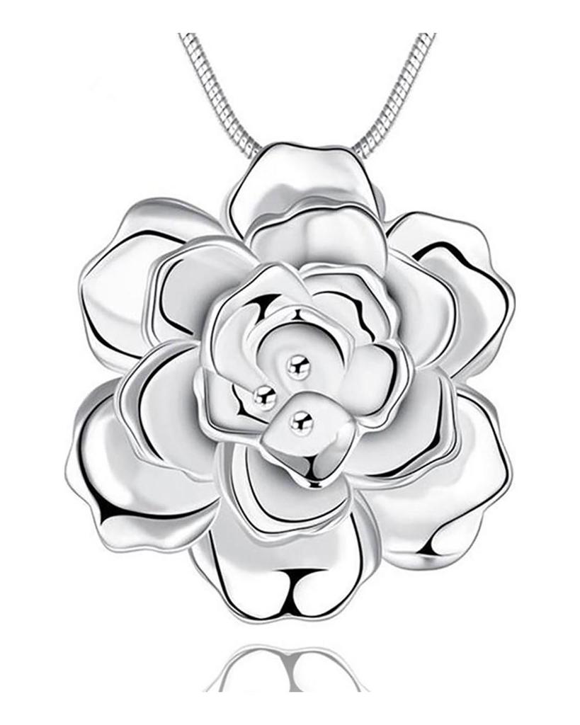 925 Sterling Silber Feine Kette Schlangenkette 16-30 Zoll Blumenhalskette