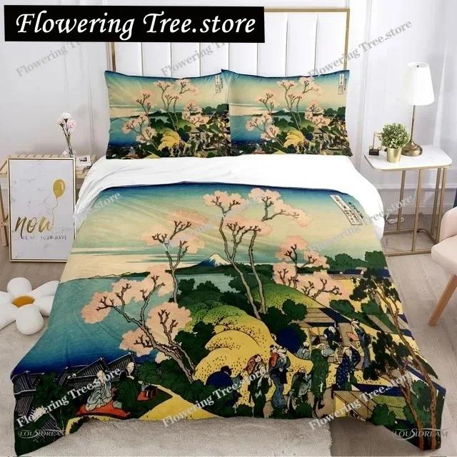 Van Gogh Art Cute Kawaii Duvet Cover Comforter Bedding set Soft Quilt Cover and Pillowcases for Teens SingleDoubleQueenKing