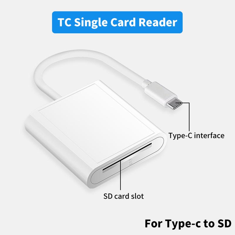 

3в1 Otg адаптер для Lighting Type-C на TF SD USB кард-ридер для Macbook Apple Iphone Huawei Xiaomi Camera Photo Data Converter