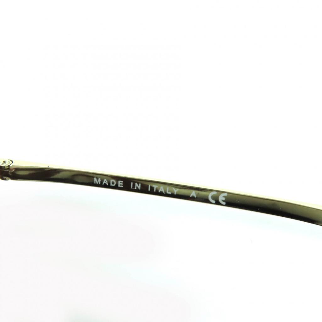Excellent CHANEL sunglasses COCO Mark Boston Mirror Lens gold Women 4206 Used