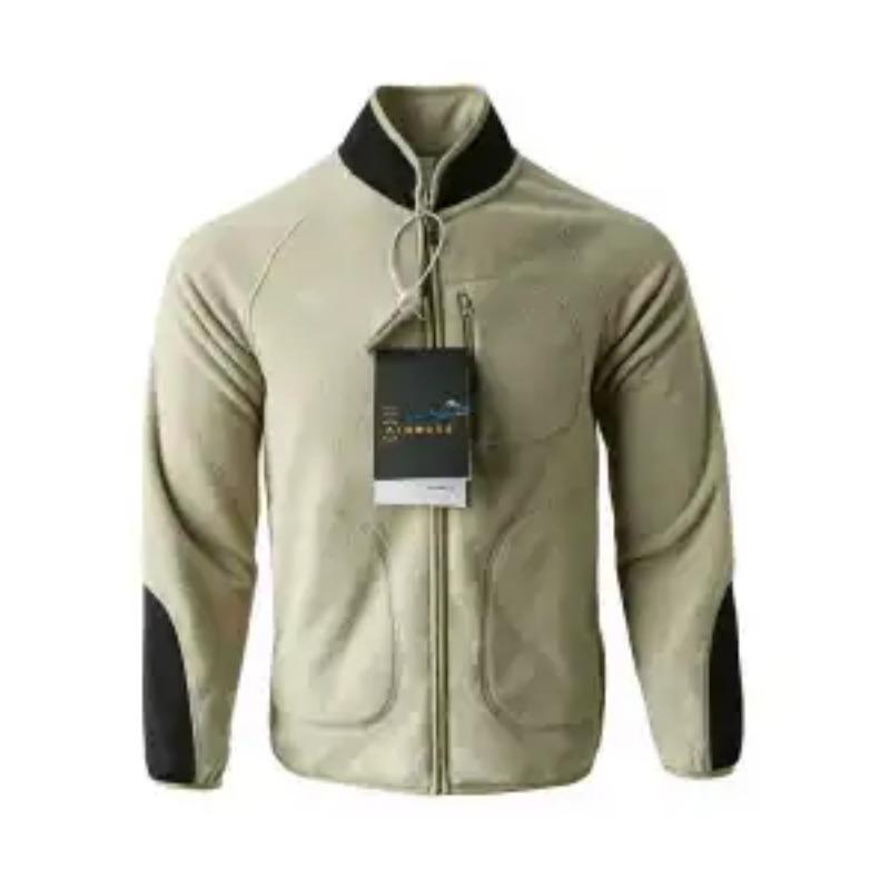 Herr Höst Vinter Par Ståkrage Dragkedja Utomhus Sport Fleecejacka Bas Varm Fleecejacka