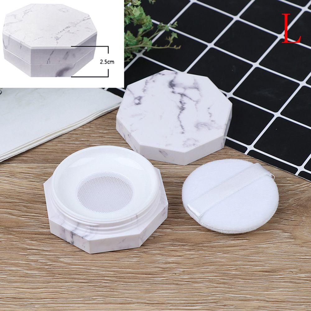 Przenośny Z Puszystym Pudełkiem do Przesypywania Pudełko na Puder Sypki Pojemnik Sifter Słoik do Makijażu Pojemnik Kosmetyczny