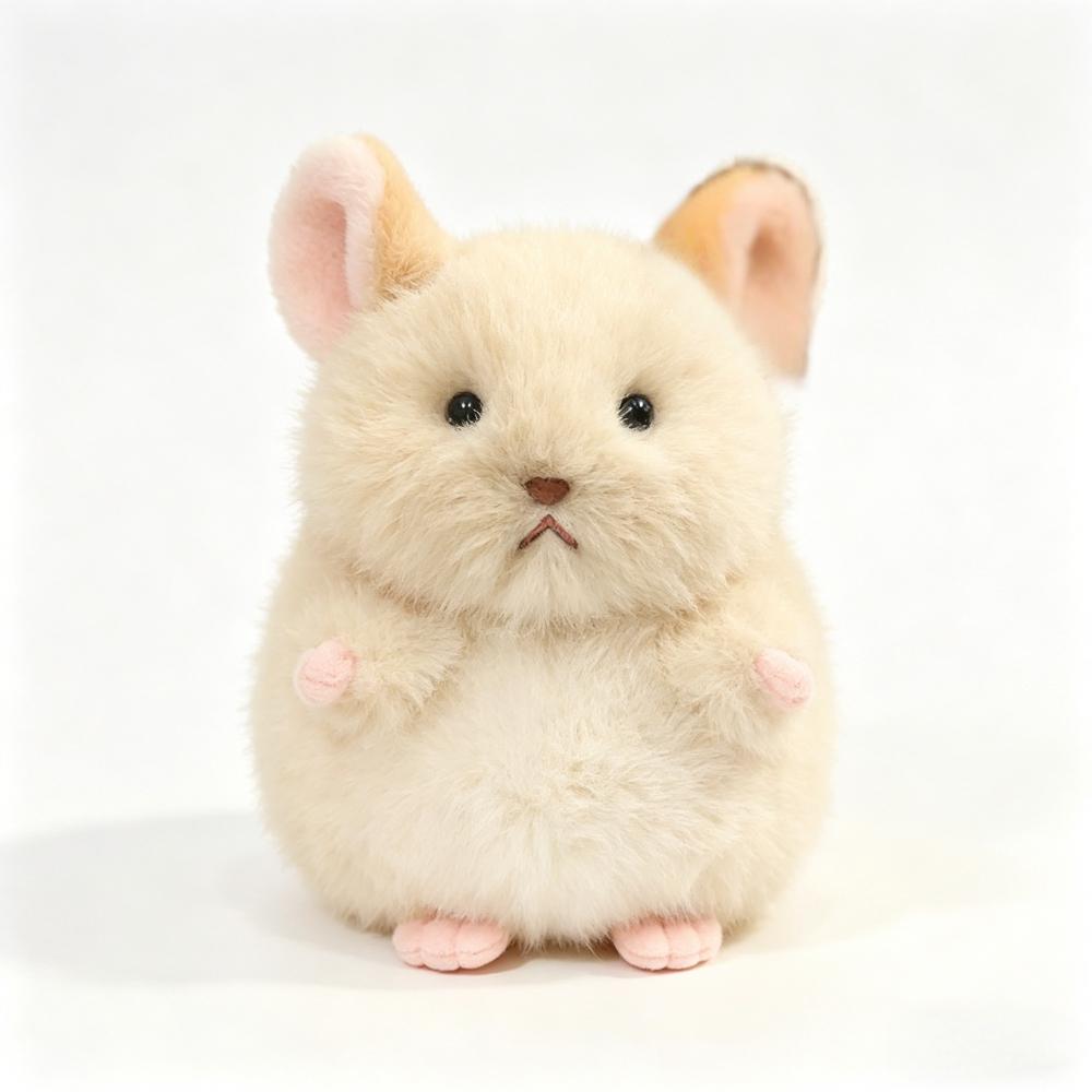 Kawaii Chinchilla Pluche Zacht Pluizig Knuffeldier Schattige Chinchilla Pop Voor Kinderen Kerst Verjaardagscadeau Woondecoratie 15cm