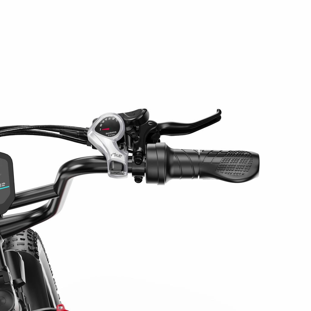 Vélo électrique Onesport OT30 Pro 20" Moteur 500W Vélo cargo électrique pliable Shimano 7 vitesses Freins à disque doubles 48V 18AH Charge maximale 180 kg