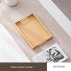 Bamboo Rectangular Serving Tray with Handles