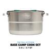 Stanley Adventure Full Kitchen Base Camp 11 Piece Camp Cook Set Foldable Unit Stainless Steel 3.5L