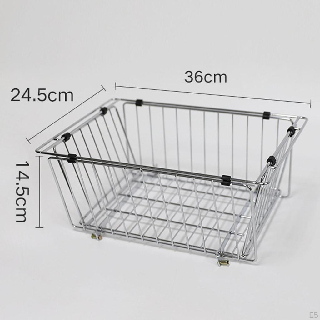 Camping Storage Basket Easy Carrying Pantry Organization Food Multiuse Picking