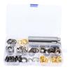 Grommet Tool Kit 12mm Large Electroplated Metal Eyelets Tool Set Handicraft Decoration Office Equipment