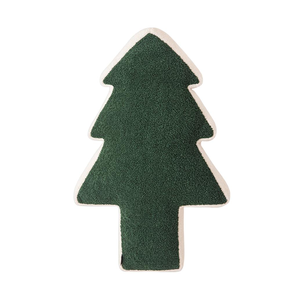 Christmas Tree-Shaped Plush Throw Pillows, Home Living Room Sofa, Christmas Atmosphere Decoration Pillows And Cushions