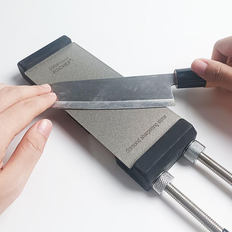 New Brand RSCHEF Sharpening Stone Diamond Whetstone Kitchen Sharpener Fixed Angle Sharpener Whetstone Oil Stone Stones Set