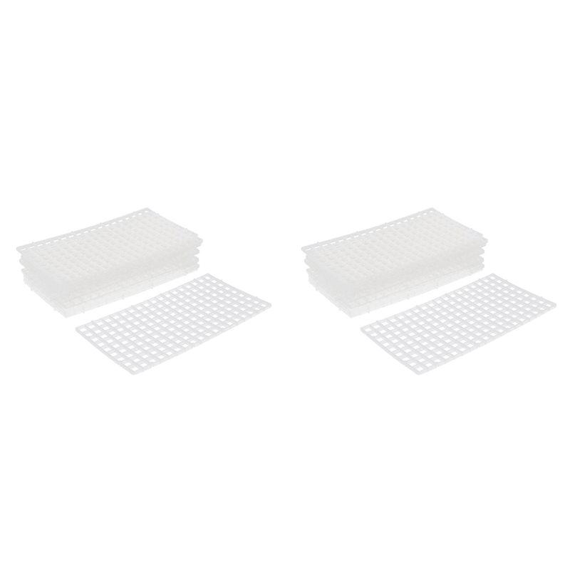 A58Z 20 Pcs Aquarium Fish Tank Isolation Plate Divider Filter Patition Board Net Plastic Separation Divider Board