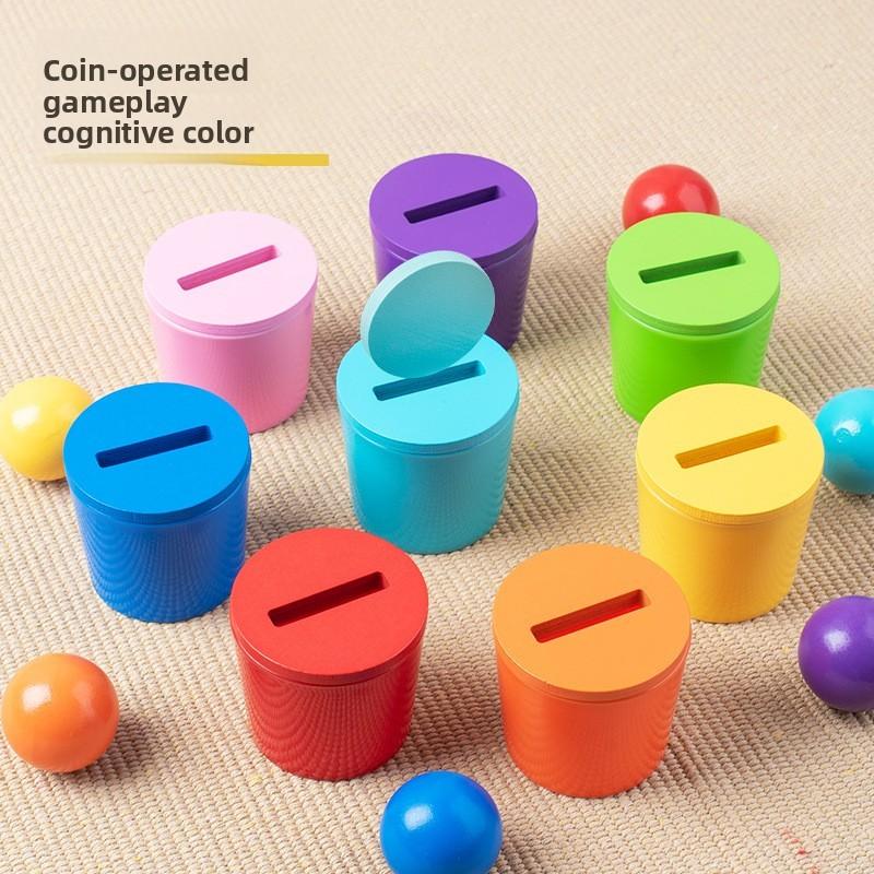 Matching Color Classification Cups Toy For Kids Early Learning Development And