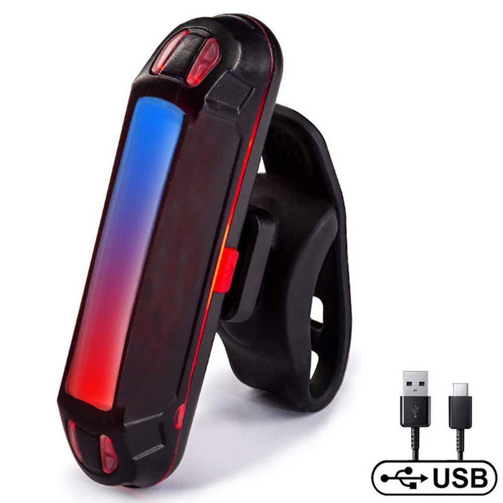 Light Head Lamp USB Rechargeable Bicycle Lights Bike Taillight Bicycle Rear Light Cycling Taillight