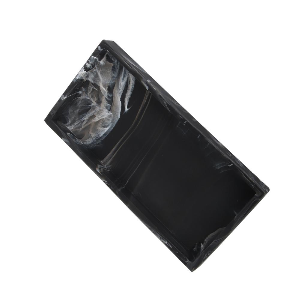 Förvaringsbricka i silikon, splittringssäker, nyckel-, fingerring-, bänkskiva-, diskho-, sminkbordsbricka för tvåldispenser