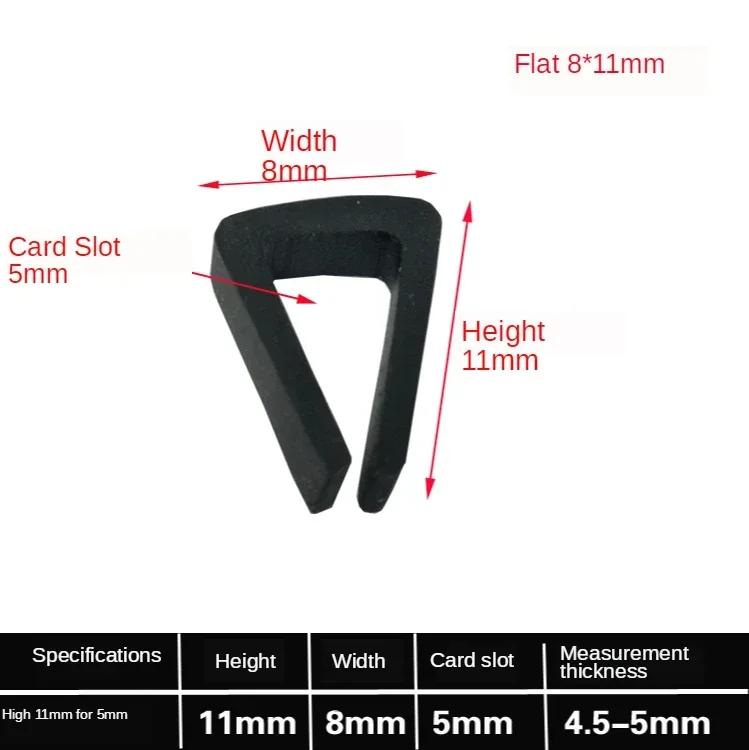 5 Metri Garnitură de Etanșare din Cauciuc în Formă de U Garnitură de Margine Protecție Ușă Automobil Pentru Sticlă Metal Panou Lemn Foaie Dulap