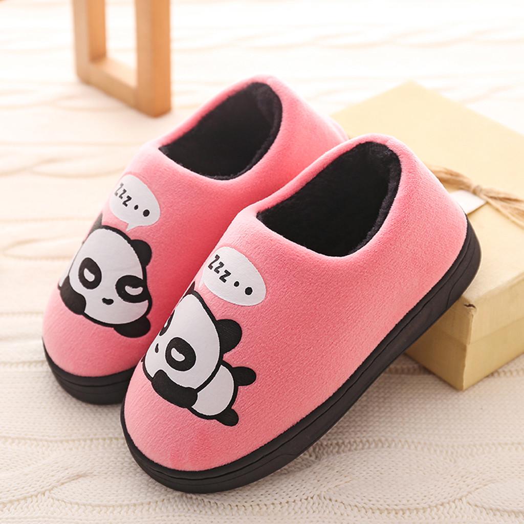 MaiYi Toddler Kids Unicorn Slippers Cute Animal House Shoes Household Anti-Slip Warm Winter Indoor Home Slides Slippers for Boys Girls
