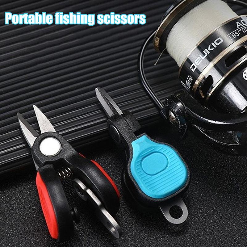Fishing Special Small Scissors Special For Cutting Carbon Line Pe Line Nylon Line Lead Luya Small Scissors With Keychain