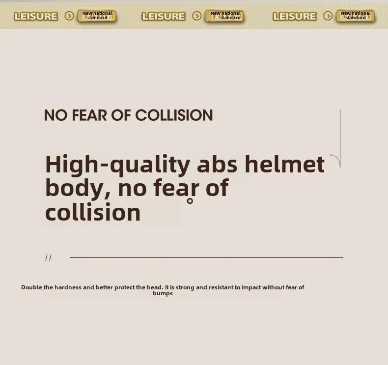 Universal All-Season Electric Bike Safety Helmet for Men and Women - Summer Half Helmet for Riding