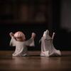 Chinese Purple Clay Tea Pet Creative Handmade Sculpture Crafts Figure Statue Ornaments Home Tea Set Decor Accessories Teaware