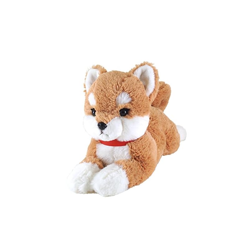 SUN LEMON Shiba Inu Lap Dog Plush Toy, Beige, Small, P-3052