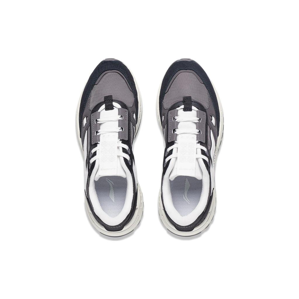 Li Ning Cheng Feng 2.0 Non-Slip Wear-Resistant Low-Top Sports Casual Shoes Women Sneakers Gray Black AGCT156-7
