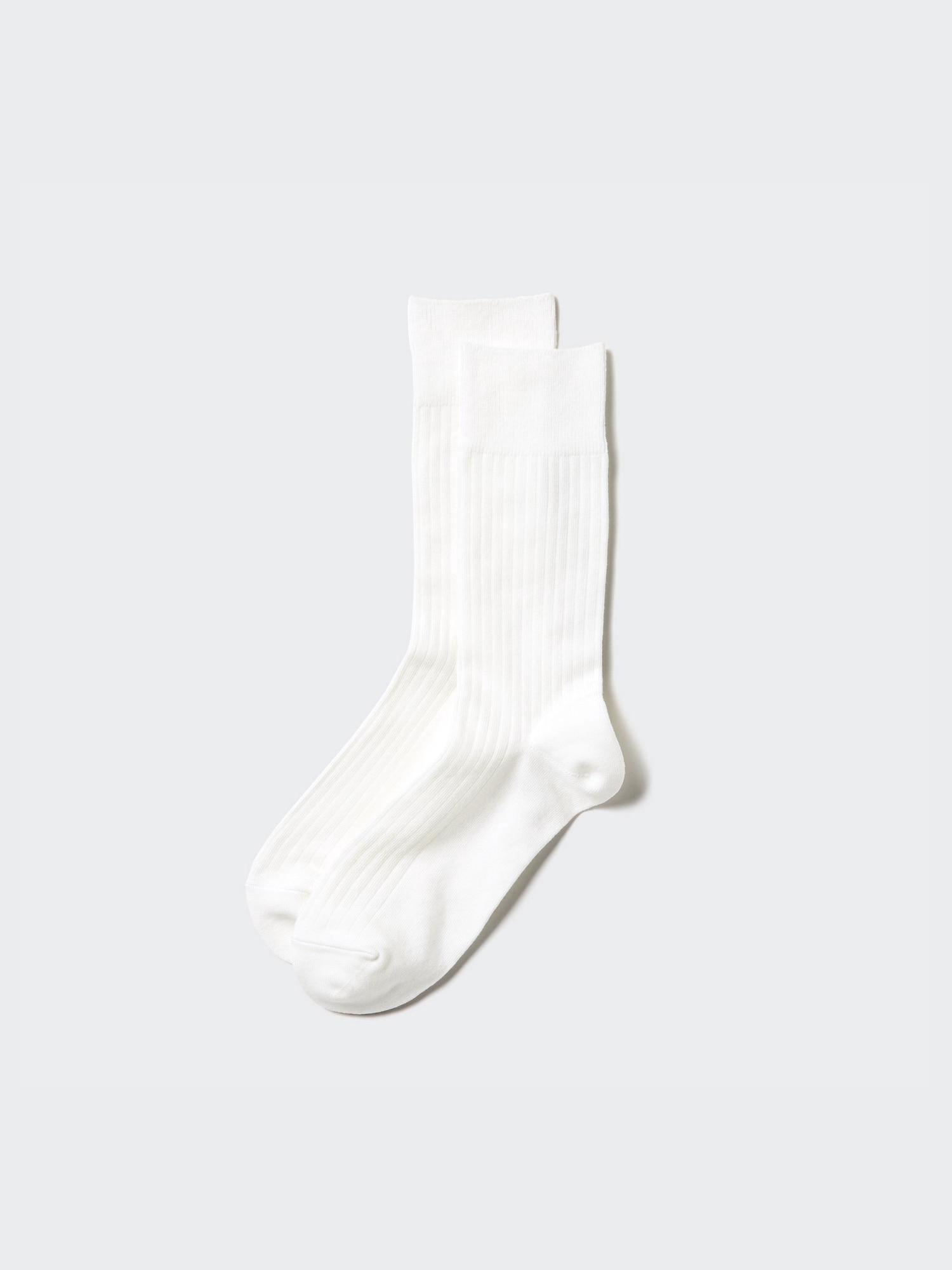 

НОСКИ В РЕБРИКУ UNIQLO JAPAN HEATTECH 01 OFF WHITE/2527