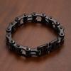 Stainless Steel Biker Link Chain Bracelet High Polished Wrist Chain for Men  Gift for Him