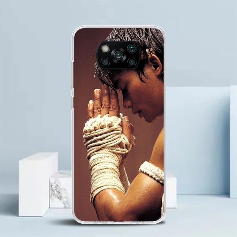 Muay Thai Fight Boxing Phone Case For Xiaomi Poco F7 Ultra X5 X6 X7 Pro M7 Redmi 15C 15 13C 13 12C 12 10C 10 10A 9 9C 9A 9T Cove